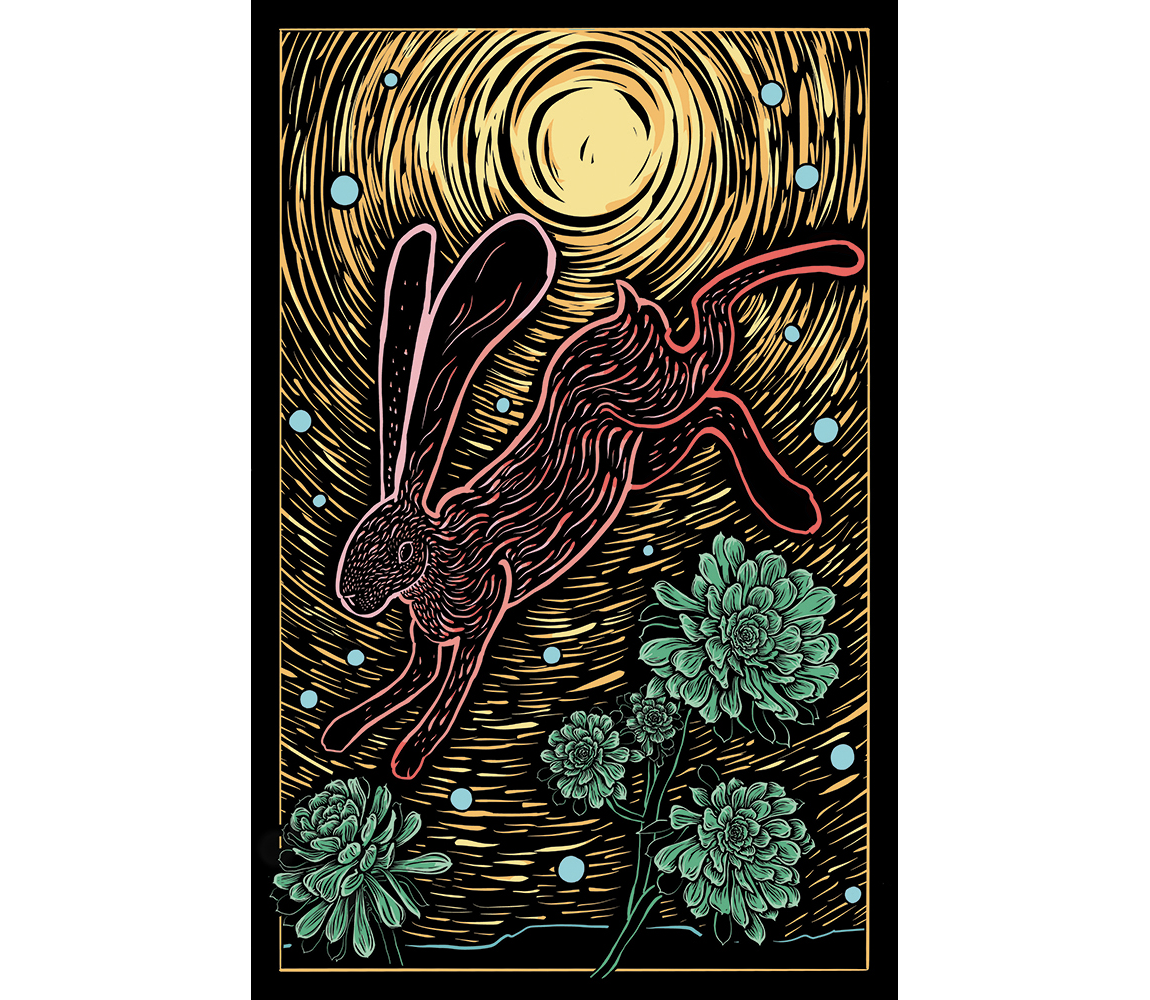 "Succulents Rabbit" - Sara Gettys